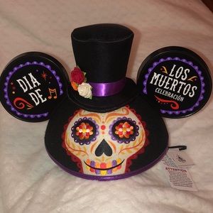 NWT Día de Los Muertos Mickey Mouse Disney Ears